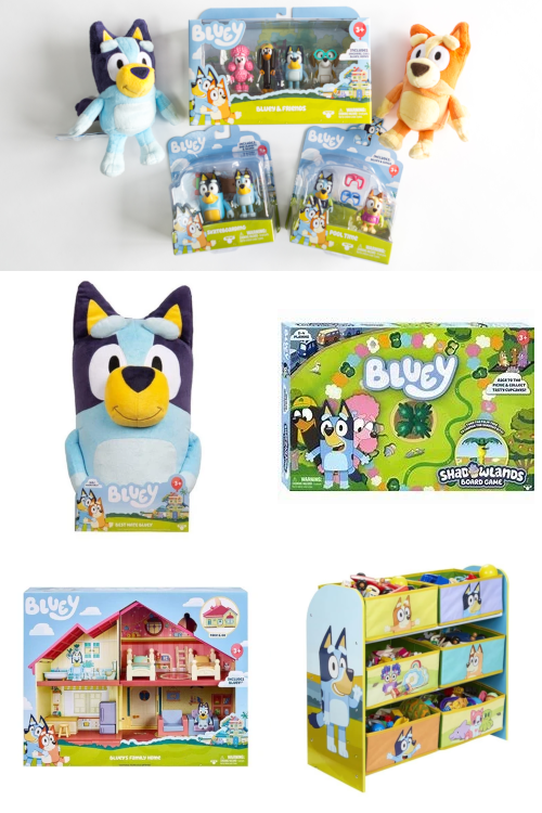 Bluey toys, games, playsets and more